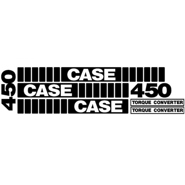 Whole Machine Decal Set Fits Case Crawler Dozer 450 with Torque Convertor Decals